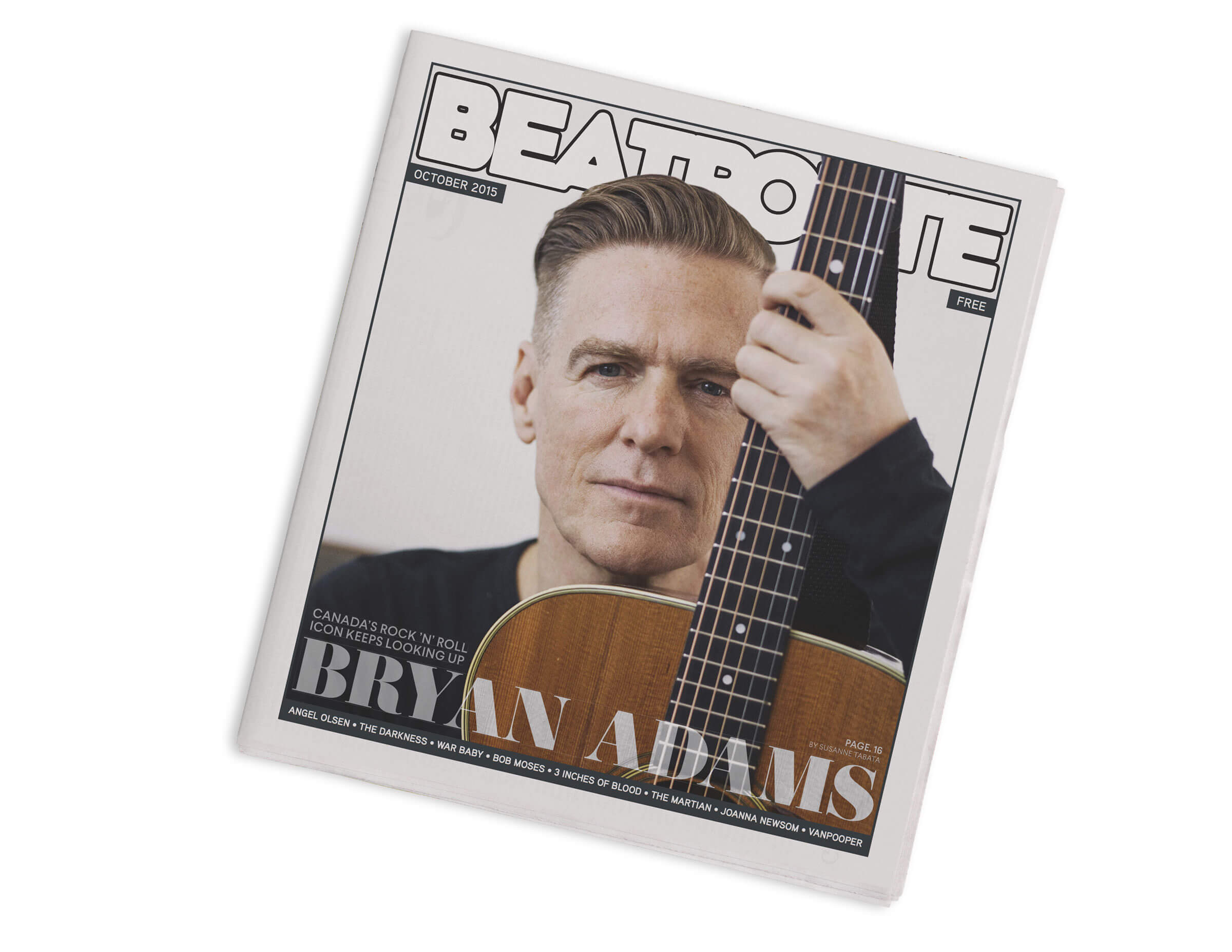 Beatroute Magazine, October 2015 Cover Design