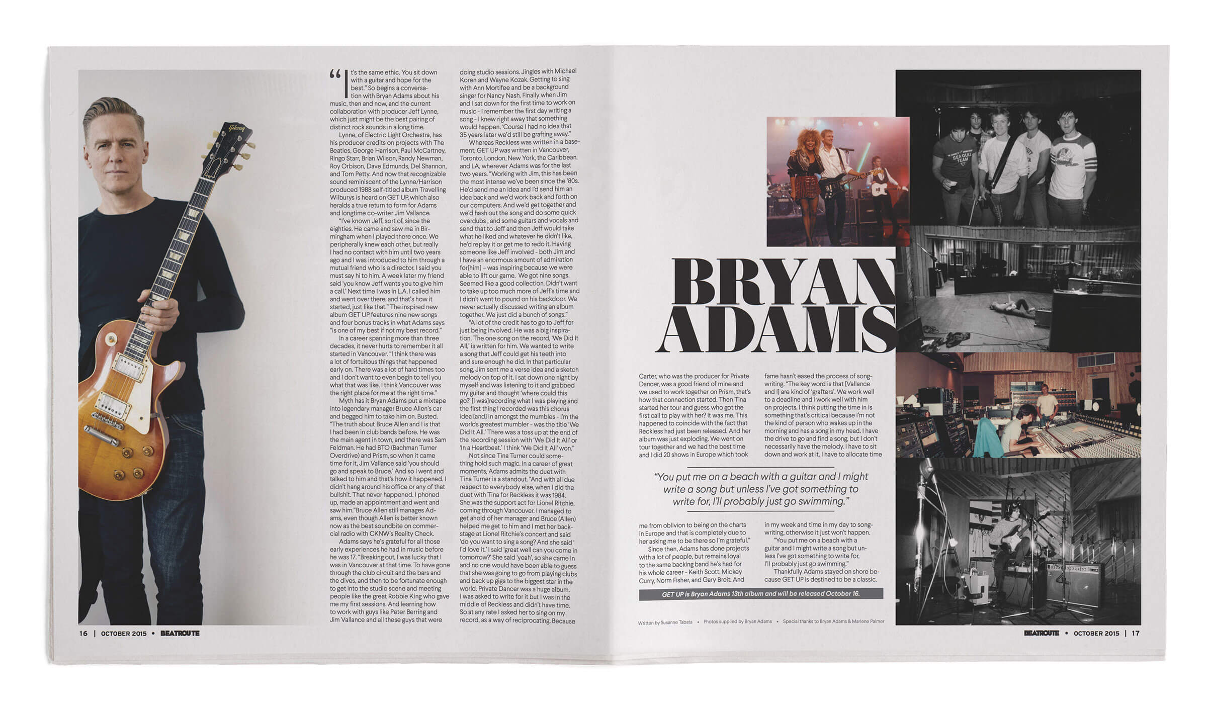 Beatroute Magazine, Feature Spread Design