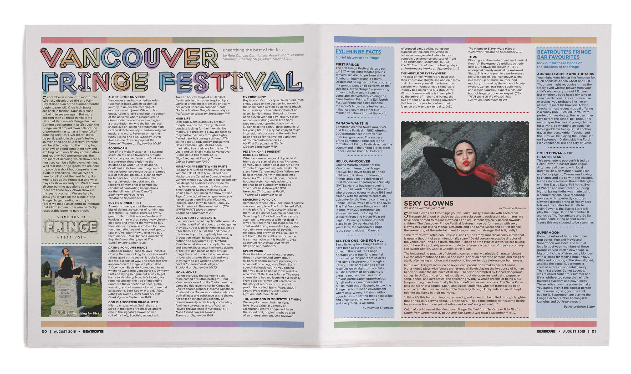 Beatroute Magazine, Feature Spread Design