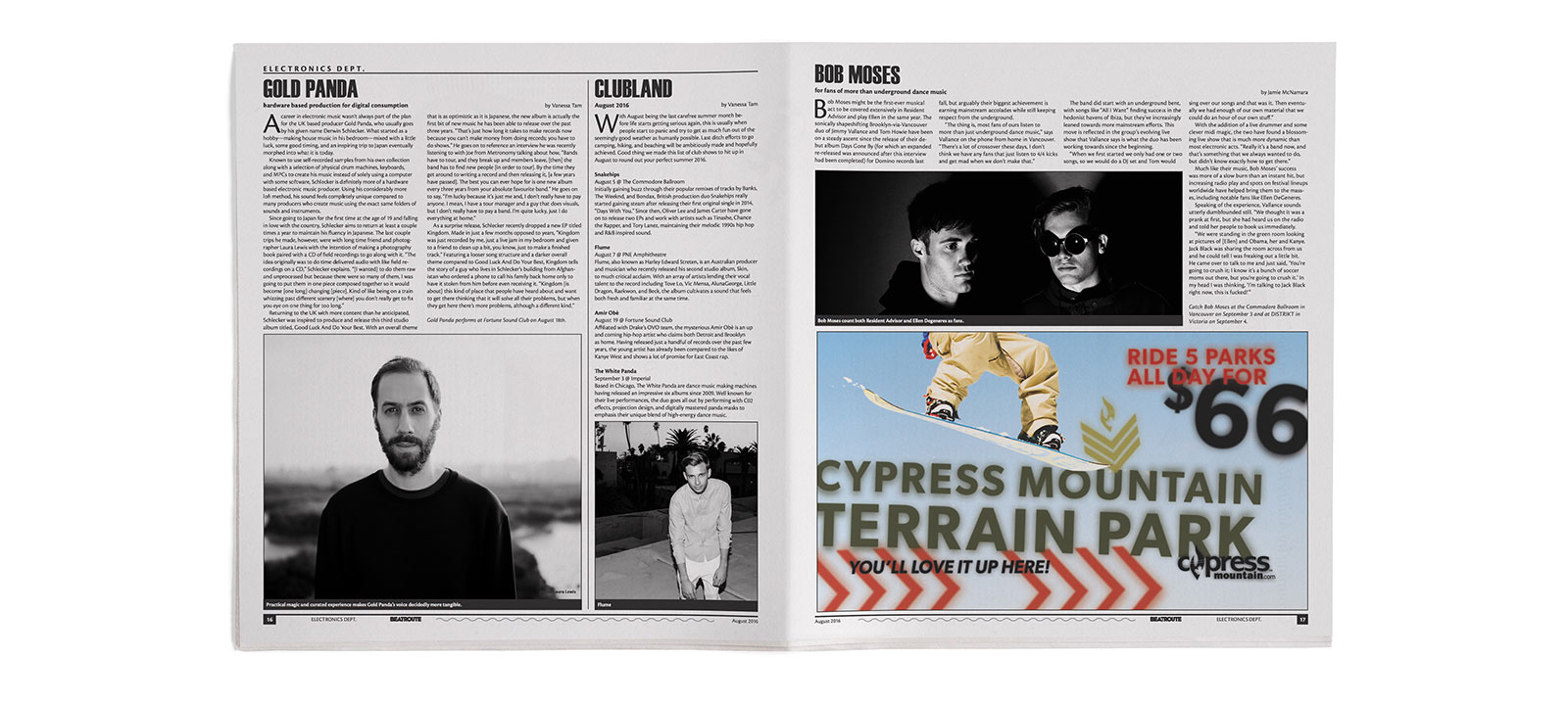 Cypress Terrain Parks print ad concept.
