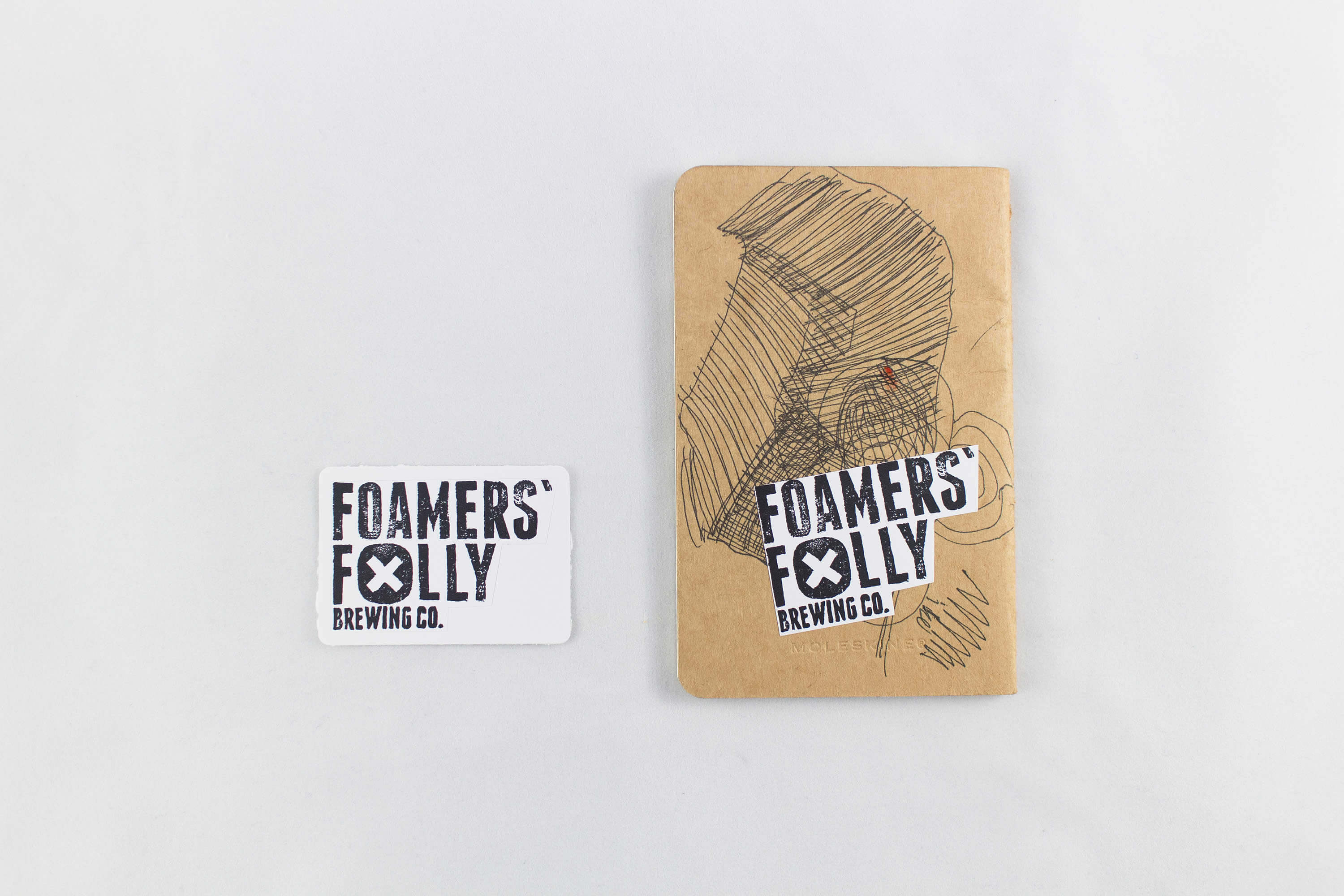 Foamers' Folly Brewing Co. graphic design by Rachel Teresa Park and Michael Strasky