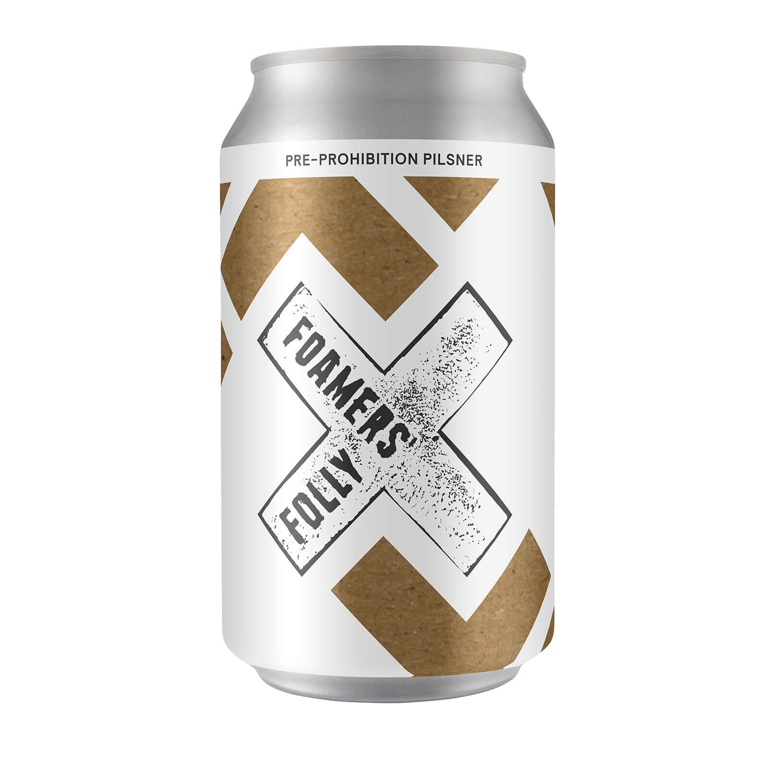 Foamers' Folly Brewing Co. Pre-Prohibition Pilsner can design