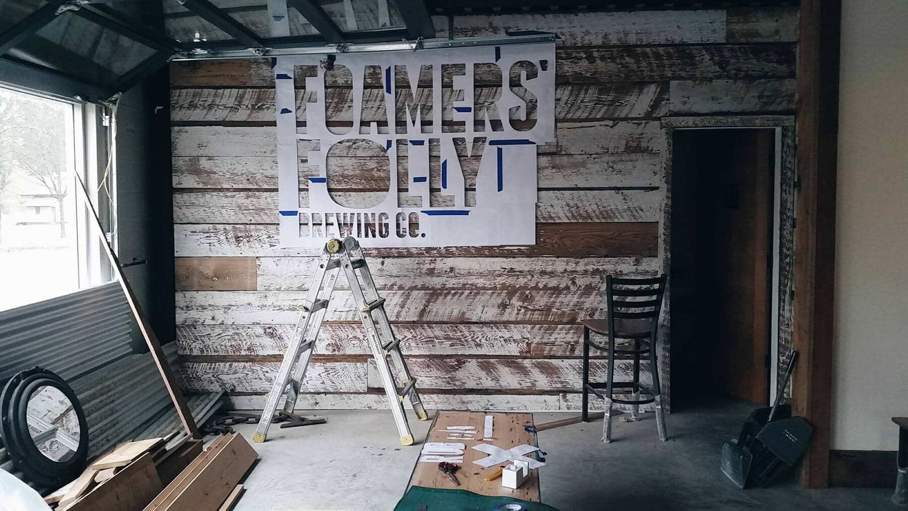 Foamers' Folly Brewing Co. graphic design by Rachel Teresa Park and Michael Strasky