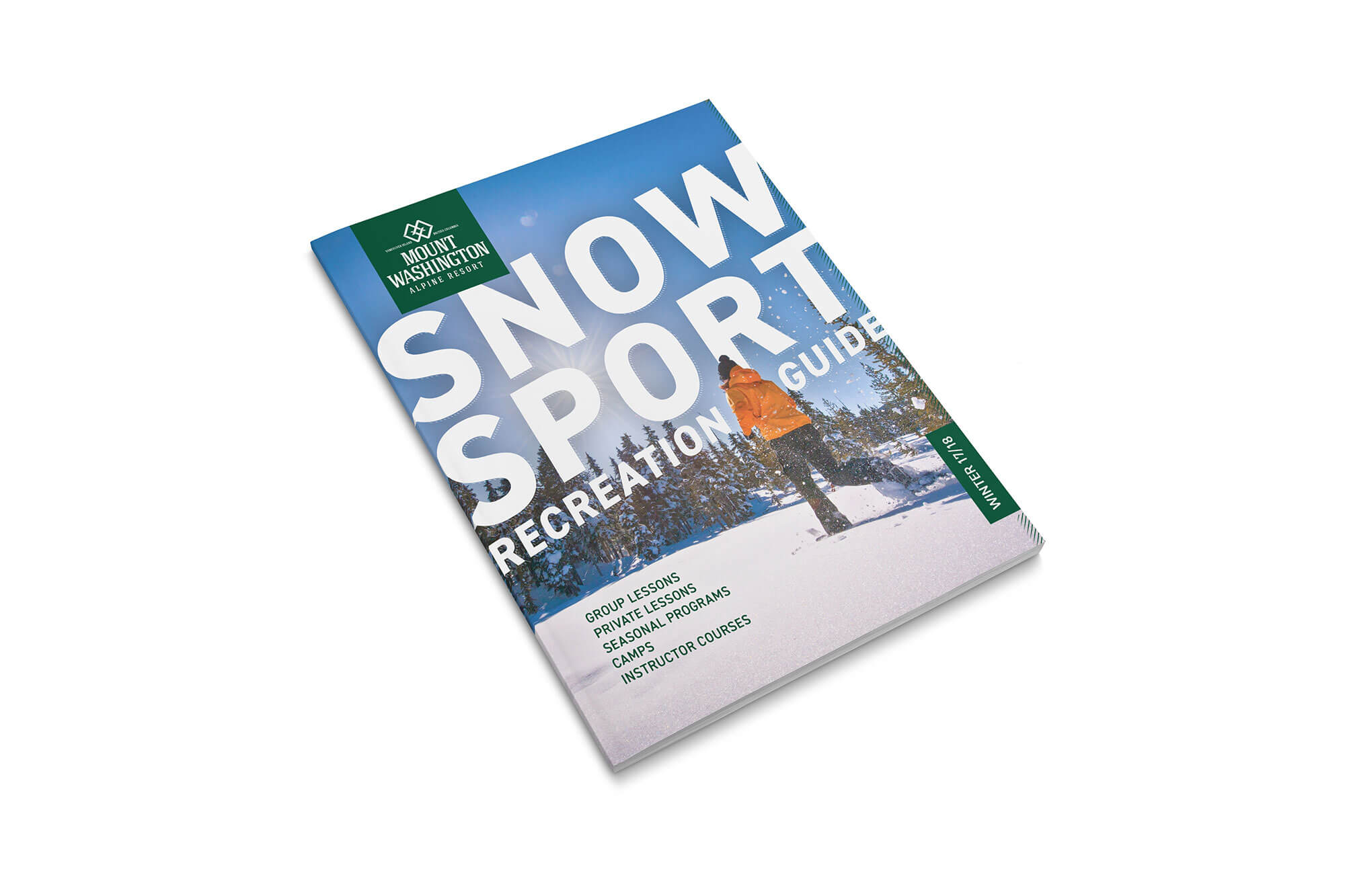 Mount Washington, Recreation Guide, Front Cover