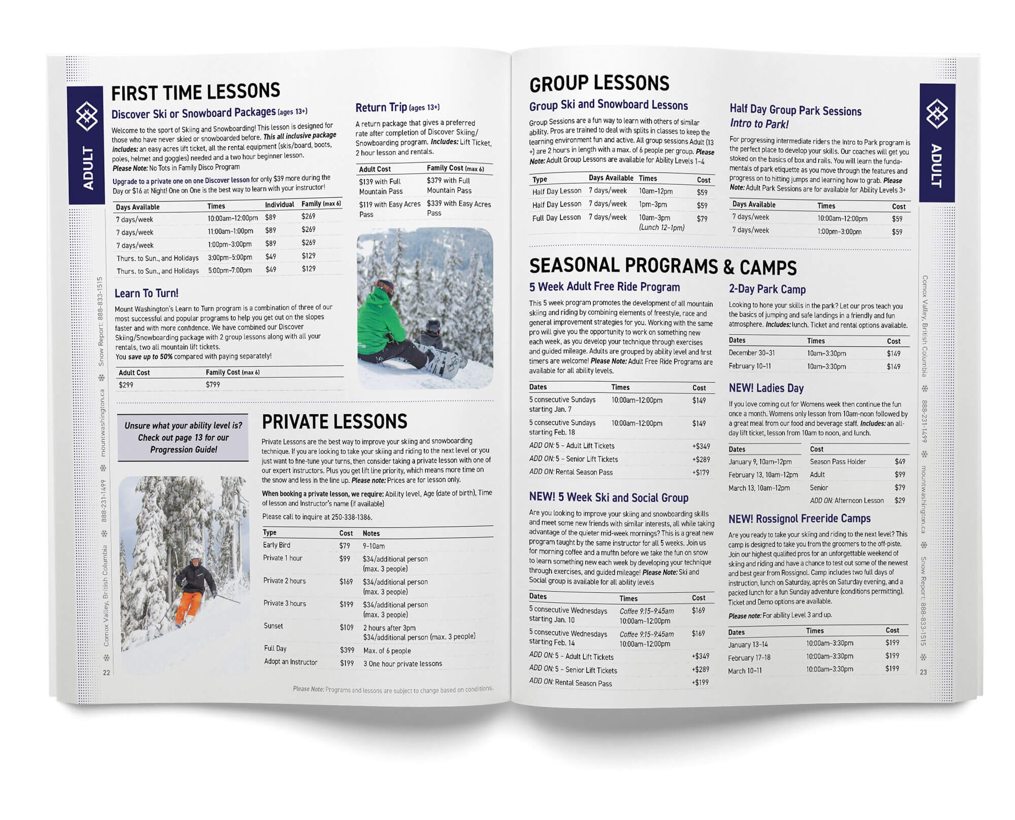 Mount Washington, Recreation Guide