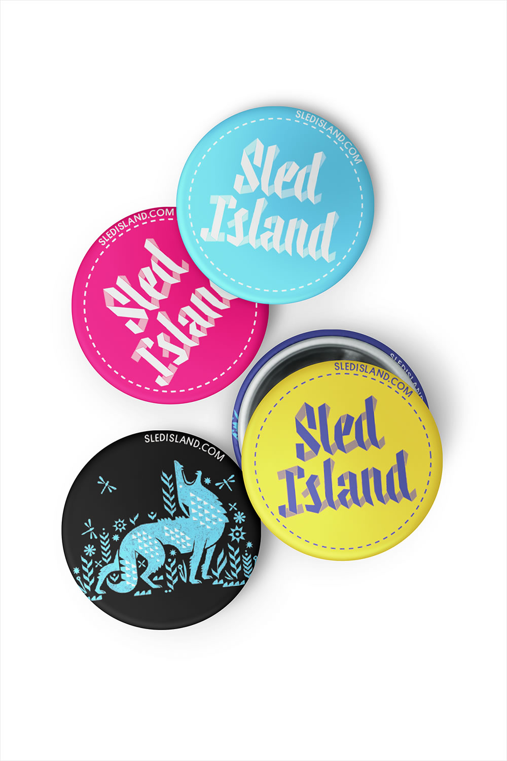 Sled Island 2013 music festival buttons