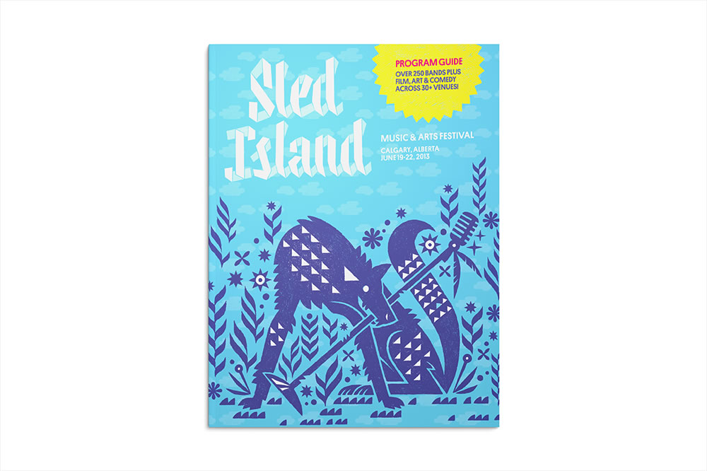 Sled Island 2013 music festival guide cover